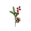 Festive Red Berry Pinecone Pick