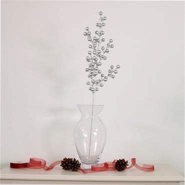 Festive Silver Berry Stem