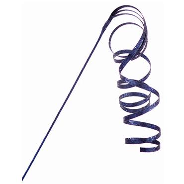 Glitter Dark Blue Curly Branch 88cm