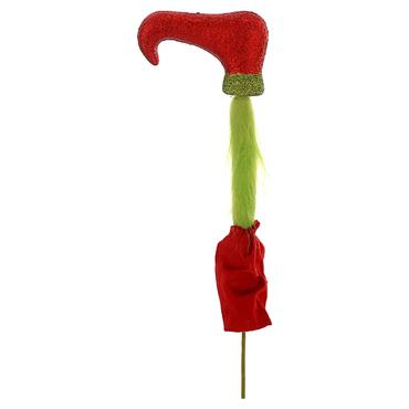 Grinch Theme Green/Red Leg Pick 62cm