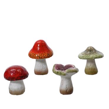 Country Joy Mushroom Ornaments 4 Ast 9.5cm