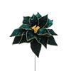 Emerald Green Poinsettia 54cm Stem