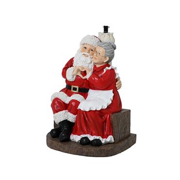 Santa & Mrs Claus Christmas Tree Stand 97cm