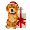 Brown Ceramic Dog With Gift Tree Stand 43cm