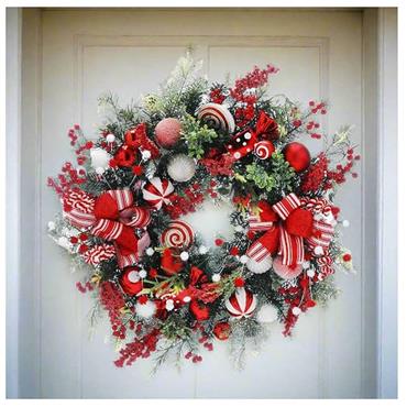 National Tree Company Dunhill Pine Pre-Lit Door Decoration Set 4 Piece