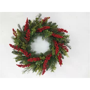 Bosk Pine Berry Wreath 66cm