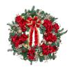 Deluxe Red Hydrangea Wreath 76x20cm