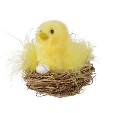 Baby Chick Polyester Yellow 7cm
