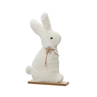 Easter Bunny Faux Fur Plywood 21cm