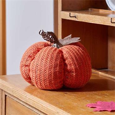 Autumn Decor Pumpkin Large 18cm