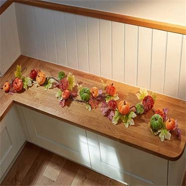 Autumn Minikin Pumpkin Garland 180cm