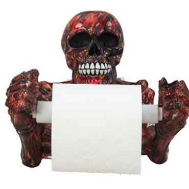 Halloween Skull Toilet Paper Holder 19.5Cm