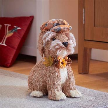 Autumn Puppy In Plaid