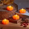 Minikin Pumpkin LED Candles 4PK
