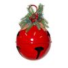 Red Metal Bell With Bow 25x25x44cm