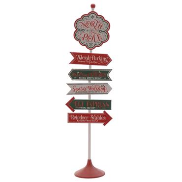 Christmas Metal Tradtional Sign 102Cm