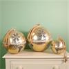 Festive Hanging Bauble Bell Gold Set of 3