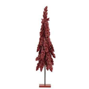 Christmas Fir Mini Tree Burgundy 75cm