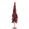 Christmas Fir Mini Tree Burgundy 75cm