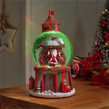 Three Kings Santa Musical Circus Globe 21cm