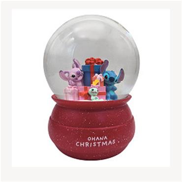Stitch, Angel & Scrump Large Snowglobe