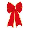 Premier Red With Gold Edge Velo Bow 76X60cm
