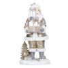 Timstor Santa Holding Gift Gold/White 31cm
