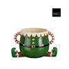 Mica Elf Pot Planter Green 16.5Cm