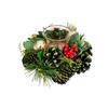 Bauble Pine Solo Candle Holder 15cm