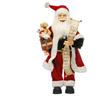 Tradtional Red & Gold Standing Santa 90Cm