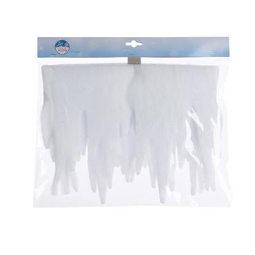 Icicle Border White 200cm