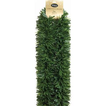Chunky Green Pine Garland 6 Ply 300 X 15cm