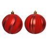 Shatterproof Bauble Shiny Red 8cm