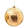 Shiny Bauble Champagne Gold  15cm