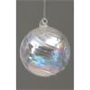 Glass Bauble Iridescent 10cm