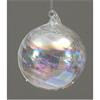 Glass Bauble Iridescent 12cm