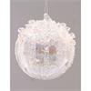 Glass Bauble Pearly 12cm