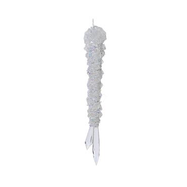 Icicle Acrylic Glitter Beads 38cm
