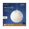 Micro Glass Ball Clear Battery Led 20cm