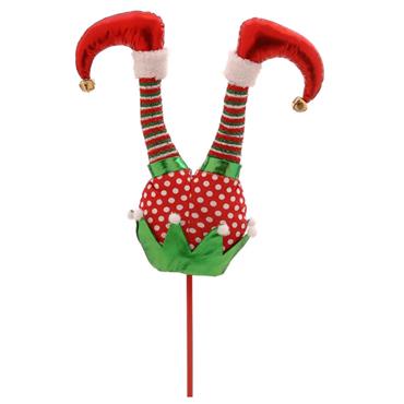 Christmas Fabric Elfs Pants Pick 81Cm