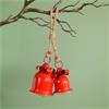 Festive Hanging Bells Red