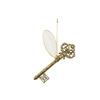 Antique Gold Key Iron Wing Hanging Deco 5cm