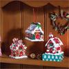 Gingerbread HomeStyle Pendant 6cm 3 Assorted