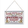 Made With Love Gingerbread Bakery Sign 25cm