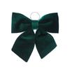 Dark Green Velvet Bow 34CM