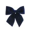 Navy Blue With Silver Bow 44CM