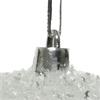 Decoris White Ice Shatterproof 10cm Bauble