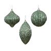 Decoris Icing Mint Foam Bauble 8cm 3 Col Ast