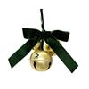 Bell Iron Emerald Green Bow Bauble 13cm