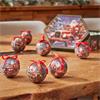 Smart Vintage Driving Sant Baubles Set of 7
